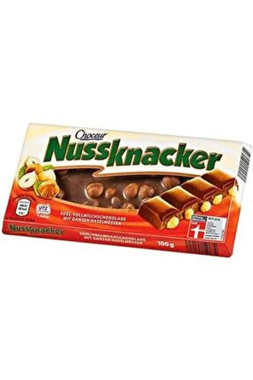 Nussknacker 100g ( tej és étcsoki ízekben)
