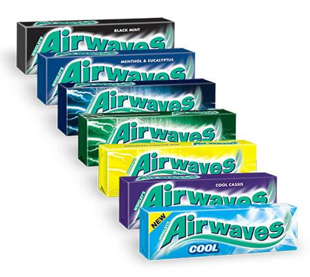 Airwaves rágók (4 különböző ízben)